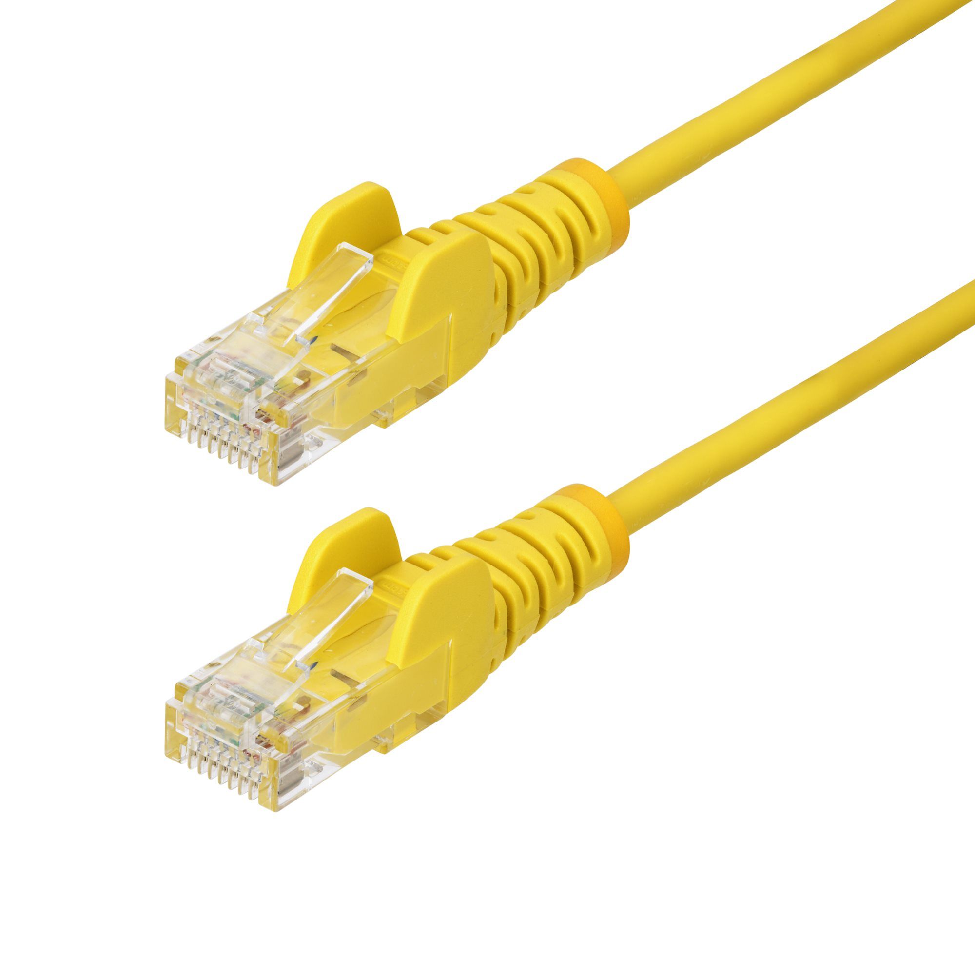 25CM YELLOW SLIM CAT6 CABLE/SLIM SNAGLESS RJ45 UTP PATCH CAB