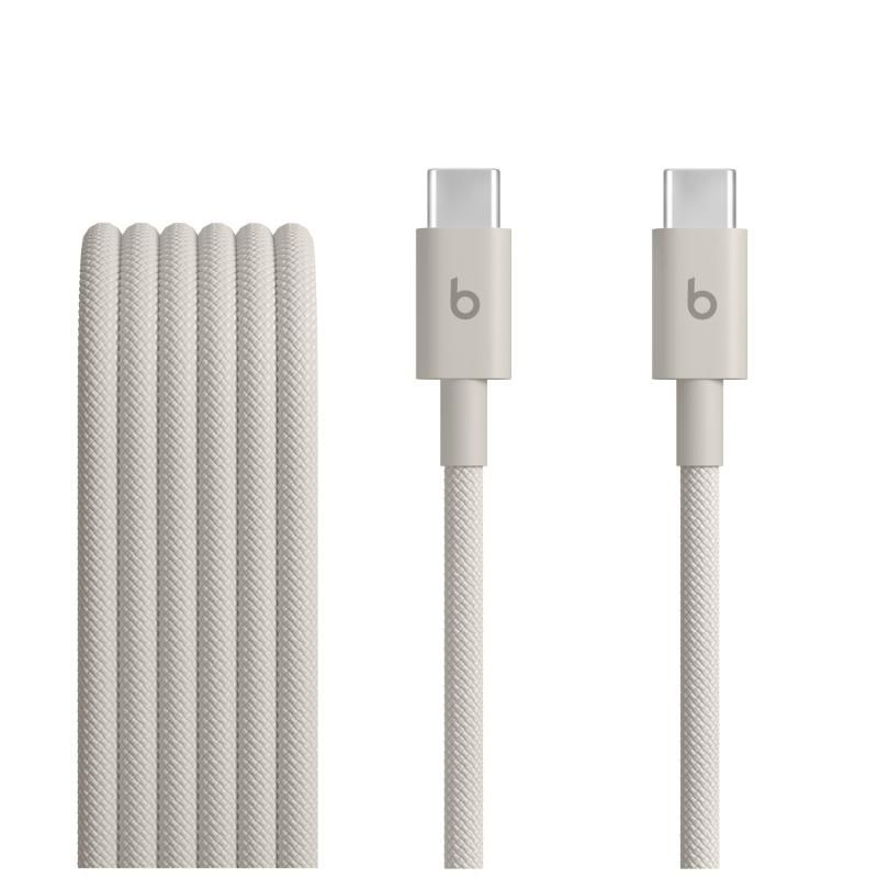 Cablu alimentare si date OEM  USB Type-C (T) - USB Type-C, 1.5 m, gri, cablu cu impletire din bumbac