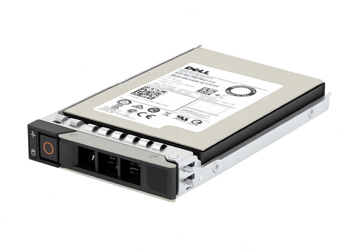 SSD server Dell 345-BFSM 3.84 TB, 2.5 inch, SAS 24G, 1.0 DWPD, caddy DELL G14 SFF