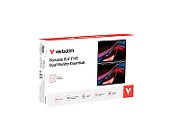 Dual monitor portabil Esentials Verbatim 15.6 FHD Dual Full HD Screens (1920  1080 each), IPS, 16:9