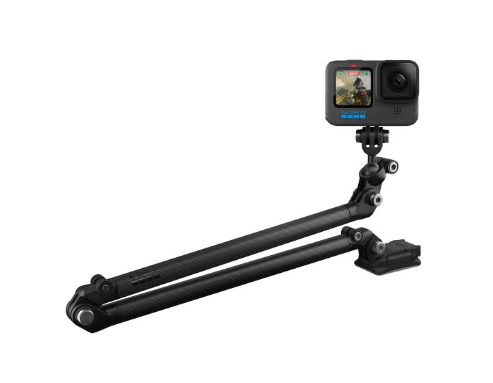 Suport tip brat GoPro cu prinderi adezivi