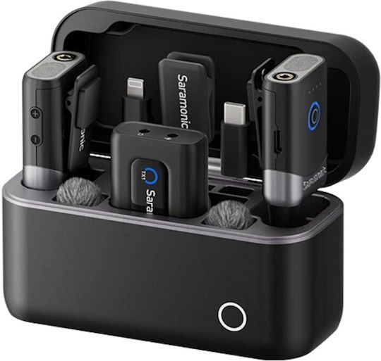 Kit lavaliere wireless Saramonic Mix, 2TX-1RX2.4GHz