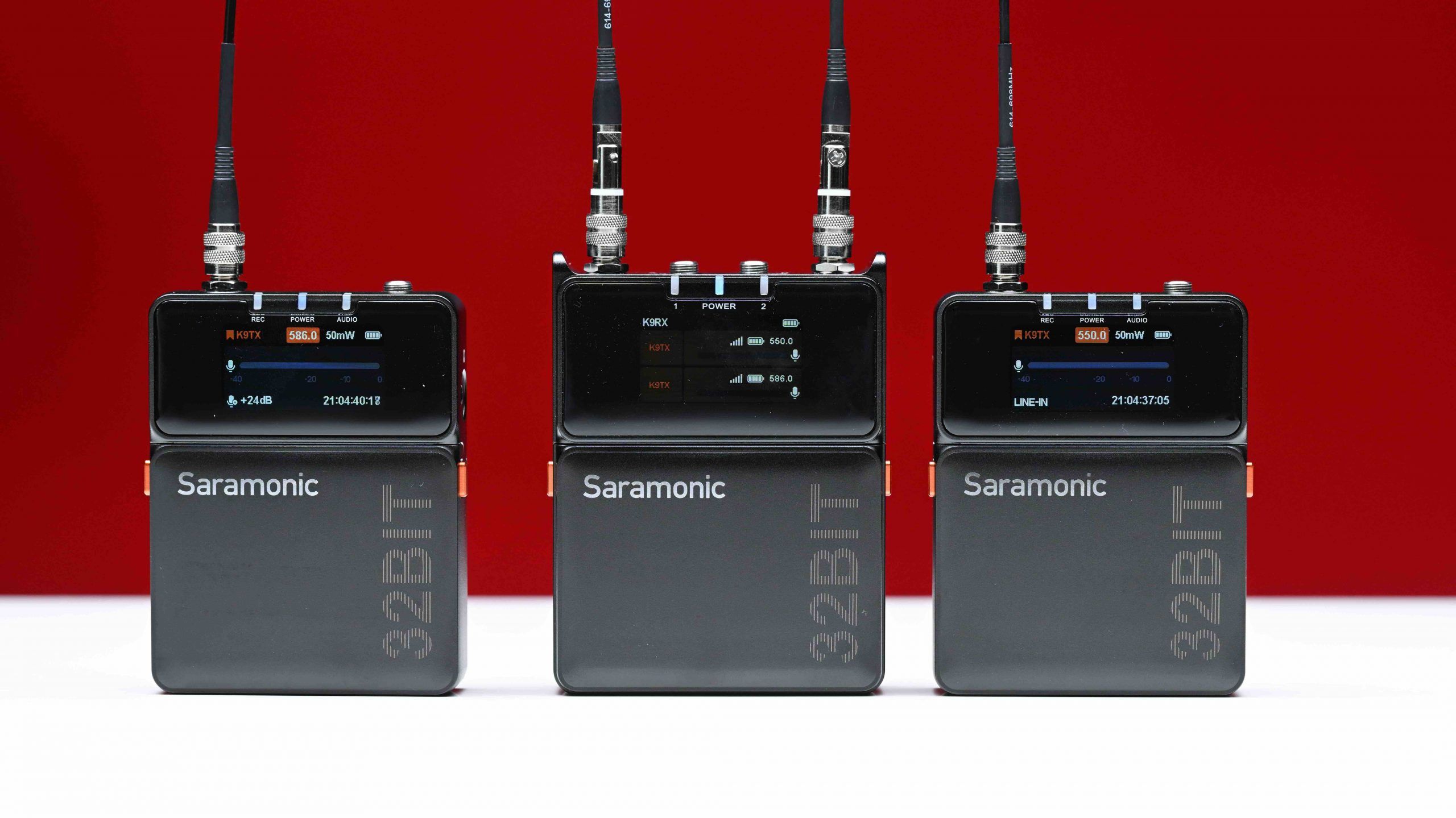 Receptor de microfon wireless K9 Saramonic960 MHz, dual-channel output