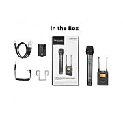 Set microfon wireless Saramonic UwMic9 Kit4Microfon HU9, Negru
