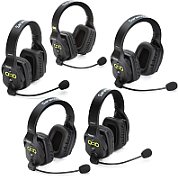 Solutie intercom stereo comp Saramonic WiTalk WT5D5xbat, 5 pers, Full-Duplex 1.9GHz, dual-ear