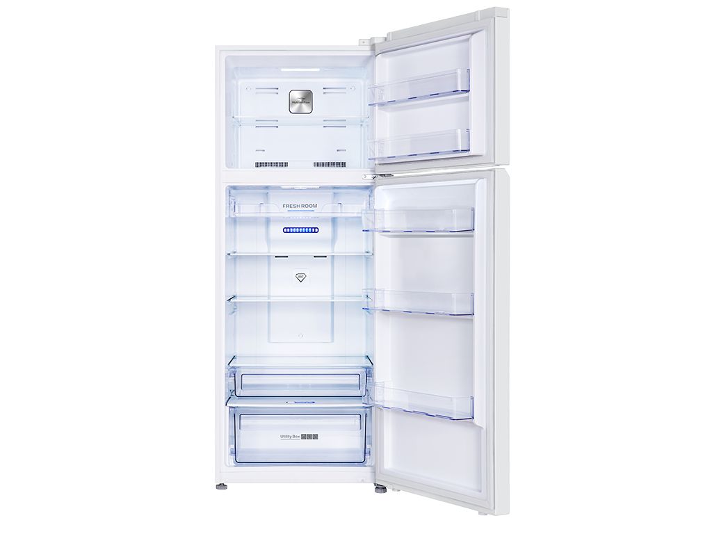 Frigider cu 2 usi Tesla RD4650FTE, 465 L, H185Clasa E, Total No Frost, Display extern, Alb