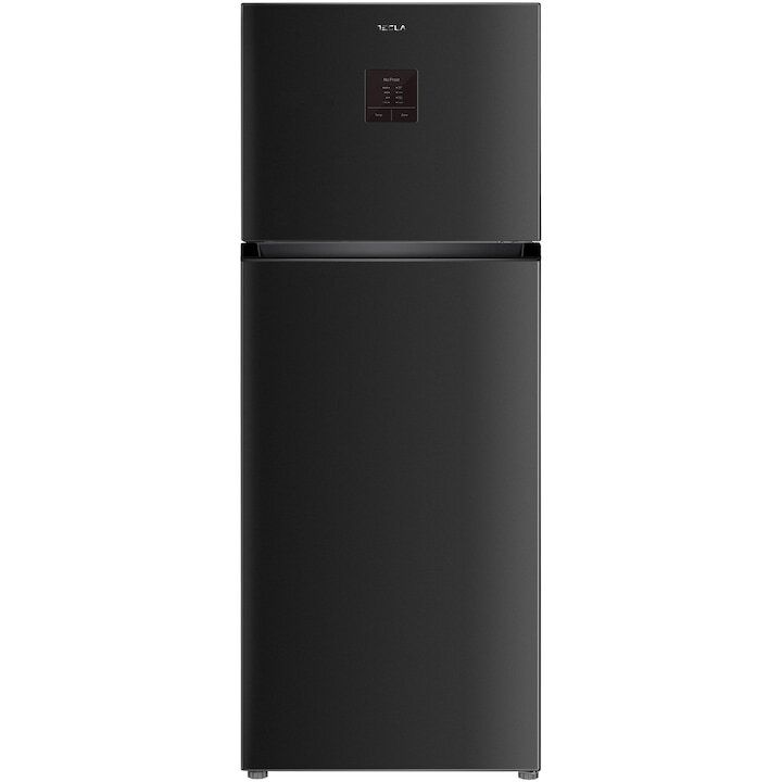 Frigider cu doua usi Tesla RD4650XTBE, 465 L, H185Clasa E, Total No Frost, Lumina LED, Negru