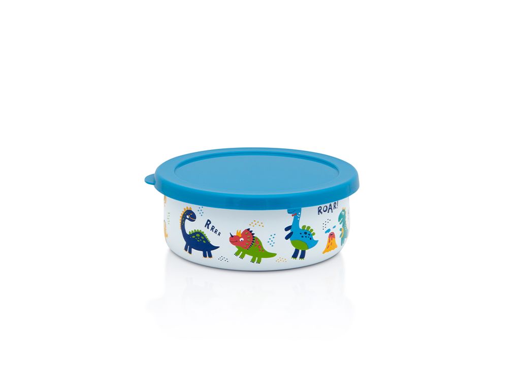 Recipient multif 0.75l cu capac Dino Metalac email/14cm/0.75l