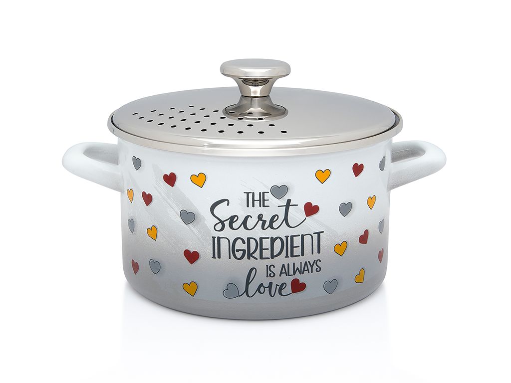 Oala 3.5l cu capac inox Secret Ingredient Metalacemail/20cm/3.5l