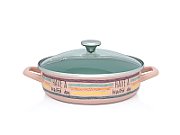 Oala 4l cu capac Divan Dan Metalac email/26cm/4l