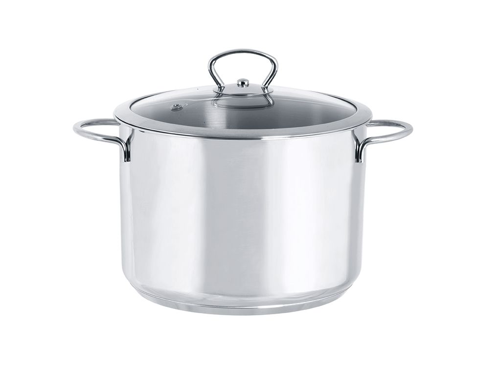 Oala 1.4l cu capac din sticla Kulinaria Metalac inox/24cm/8l