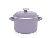 Oala 4l cu capac Standard Wave Lila Pastel Metalacemail/20cm/4l/lila pastel