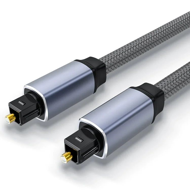 Premium Toslink Digital Optical Cable &ampndash Audio Performance at the Highest Level

Transform the way you listen to music or watch movies with the Fiberlink Toslink Digital Optical Cable. Crafted with attention to detail and durable materials, this cable delivers clear and accurate sound reproduction as well as stable signal transmission. Whether you use it for a soundbar, home theater system, game console or other audio equipment, Fiberlink Toslink guarantees an interference-free connection and an immersive audio experience.

Key Features:

Premium Construction: Aluminum housing and gold-plated connectors for increased resistance to wear and corrosion.
Clear and Stable Signal: High-quality optical fiber ensures lossless and distortion-free transmission.
Nylon Braided Jacket: Additional protection against damage, increased flexibility and tangle prevention.
Secure Fit: Precision-crafted connectors for a firm connection and prevention of signal interruptions.
Universal Compatibility: Suitable for soundbars, home theater systems, game consoles, CD/DVD players and other devices with Toslink optical port.

Technical specifications:

Cable type: Toslink digital optical audio
Length: 1m
Connectors: Toslink male - Toslink male, gold-plated
Housing material: Aluminum
Outer material: Nylon braided (6 mm)
Color: Gray / Black (depending on the variant)

Packaging: blister 1 pc.
