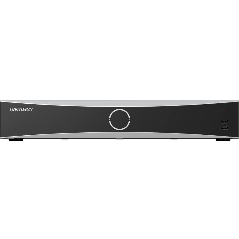NVR Hikvision 32 canale AcuSeek DS-7732NXI-K4/VPRO Enable AI by NVR: 12-ch@1080p (30 fps) / Disable AI by NVR: 24-ch@1080p (30 fps), H.265, H.265+, H.264, H264+, iesiri: HDMI/VGA , 4x SATA max 16TB pe HDD, AI by NVR: Facial recognition, perimeter protection, motion detection 2.0, AcuSearch