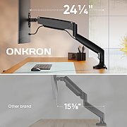 ONKRON Monitor Desk Mount for 13 to 32-Inch LED LCD Flat Monitors up to 9 kg, Black