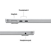Laptop Apple MacBook Air 15 MDV94RO/A, 15.3 inch 2880 x 1864, Apple M5 10-core (10 C), 16 GB RAM, 512 GB SSD, Apple M5 10-core integrat, Mac OS, Silver