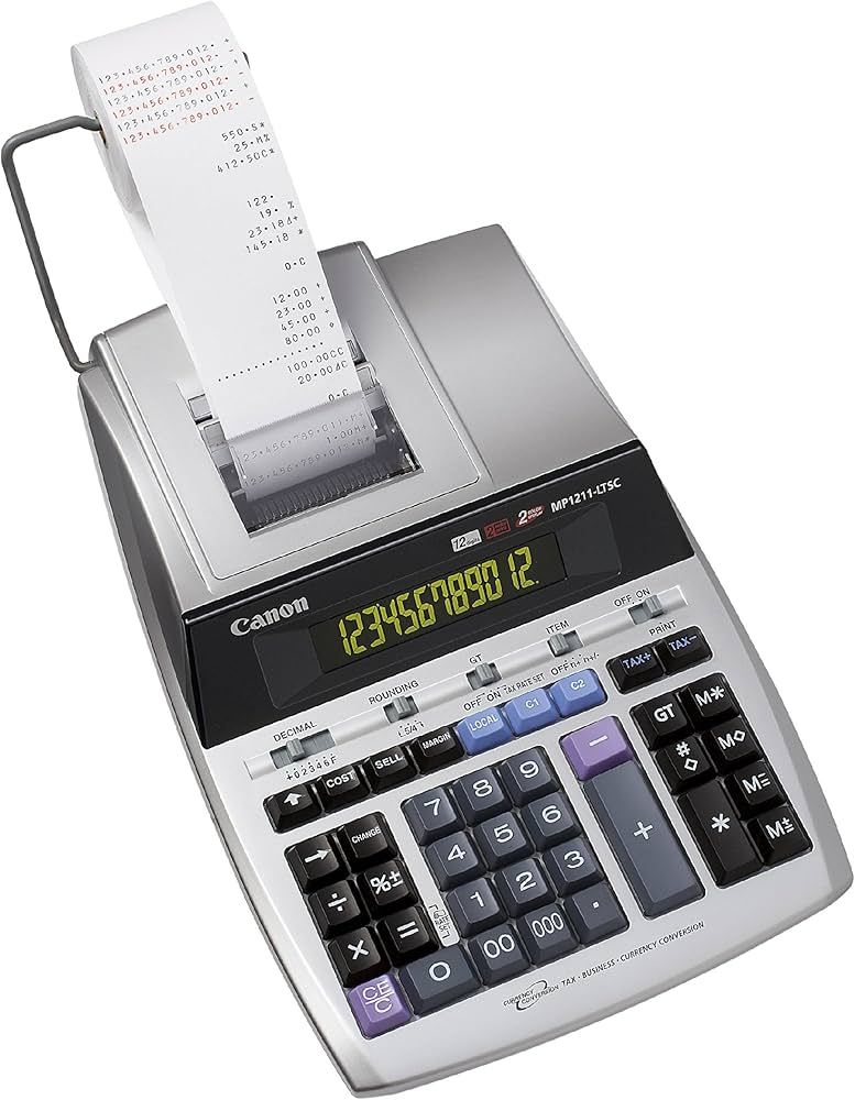 CANON MP1211LTSC CALCULATOR PRINT 12DIG