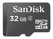 Card de Memorie MicroSD SanDisk 32GB, Adaptor SD, Class 4