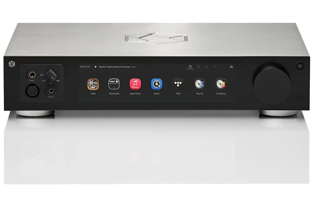 Network streamer cu DAC Rose RS451, argintiu