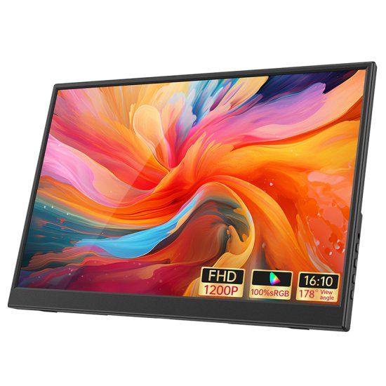 Extralink Smart Life S15 14  | Portable Monitor for Laptops  Phones & Consoles | USB-C/micro-HDMI