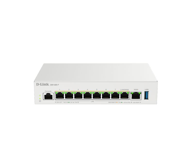 DLINK PoE Unified Services Router PoE Unified Services Router 8 x 2.5GE PoE LAN & 1 x 2.5GE