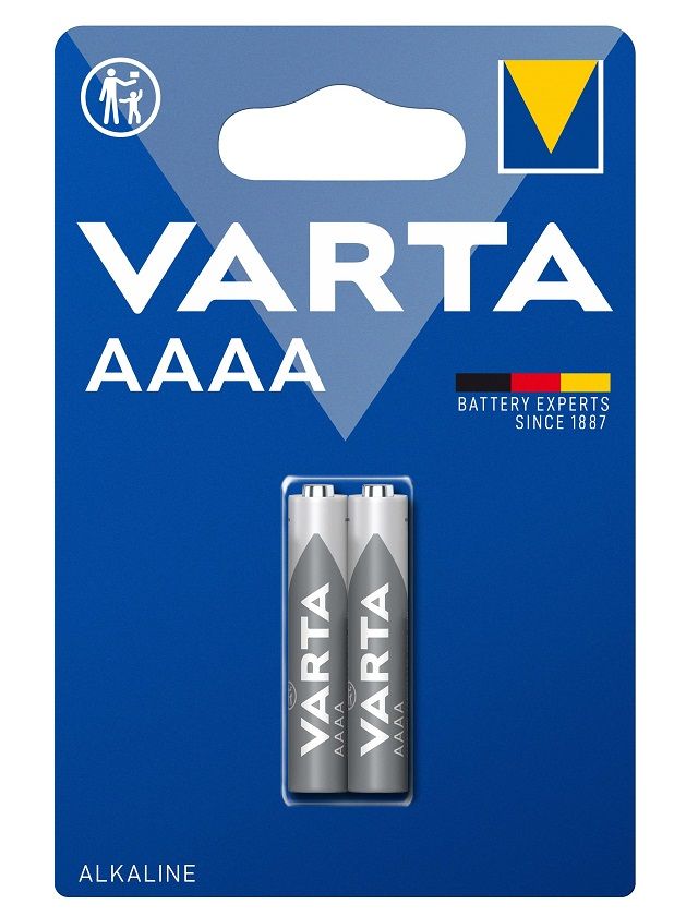 Alkaline battery AAAA 1.5V 4061 Varta
Packaging: blister 2 pcs.