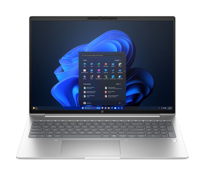 Laptop HP ProBook 4 G1i AI A23PCEA, 16 inch 1920 x 1200, Intel Core ultra 5 225U (12 C / 14 T, 1.5 GHz - 4.8 GHz, 24 MB cache, 28 W), 16 GB DDR5, 512 GB SSD, Intel Graphics, Windows 11 Pro, Tastatura International, Pike Silver