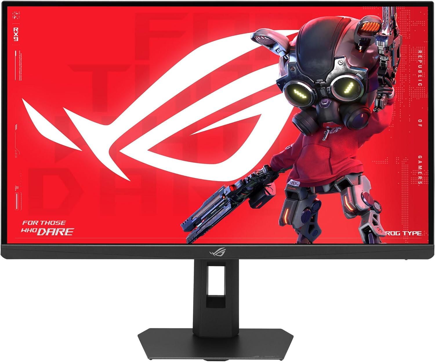 ROG Strix XG27JCG, 27 , Fast IPS, 5K, 5120x2880, HDMI, DisplayPort, USB Type-C 15W, Dual mode 180Hz / 330Hz, 0.3ms, Negru, 90LM0CE0-B01371