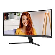 Monitor AOC 34  CU34B3E, Curvature: 1500R, Diagonal (inch): 34, Diagonal (cm): 86, Aspect ratio: 21:9, Panel: VA, Resolution: 3440x1440, Refresh Rate: 120Hz, Response time GtG: 4ms, Response time MPRT: 1ms, Brightness (max): 300 cd/m², Contrast (static) : 3500:1, Contrast (dynamic): 50M:1, Viewing