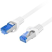 LANBERG patchcord cat.6A FTP LSZH CCA 3m white