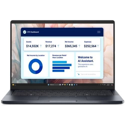 Laptop Dell Pro 14 Premium PA14250, 14 inch 2560 x 1600 Touchscreen, Intel Core ultra 7 268V (8 C / 8 T, 2.2 GHz - 5.0 GHz, 12 MB cache, N/A), 32 GB LPDDR5X, 1 TB SSD, Intel Arc Graphics, Windows 11 Pro, Tastatura US, N/A