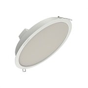 Spot LED incastrat Ledvance DOWNLIGHT ALU, 24W, 2760 lm, lumina neutra (4000K),IP44/IK03, 215x43mm, aluminiu, Alb