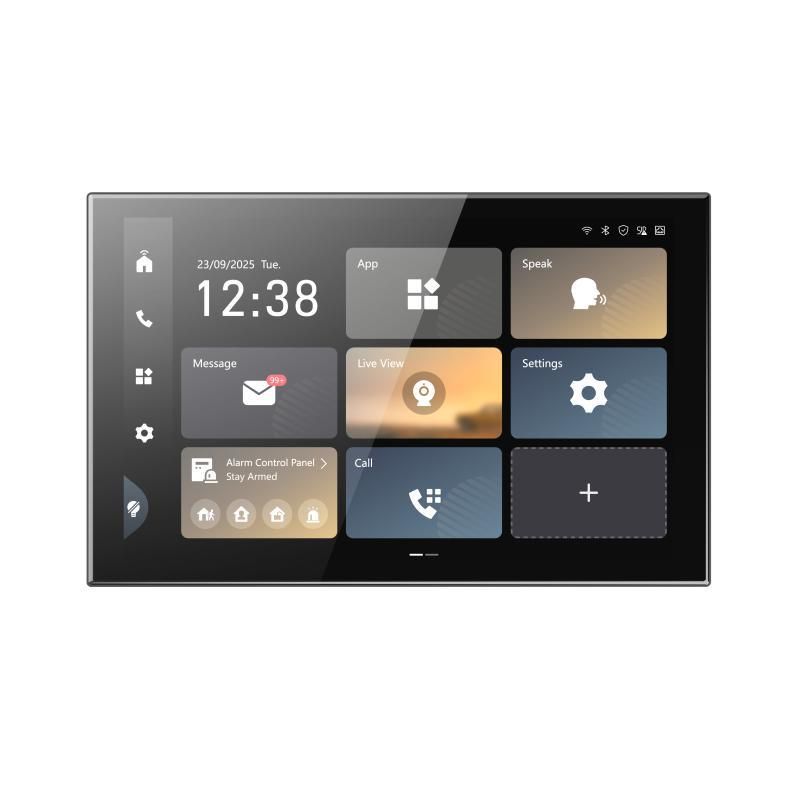 Monitor videointerfon color Hikvision DS-KH9570-WTE1/S, 10.1-inch colorful IPS touch screen, rezolutie: 1920 × , 1 RJ-45 10/100 Mbps, Wi- Fi 6, 2.4 GHz & 5GHz, alimentare: 12 VDC, 2.5 A IEEE 802.3at, Standard PoE, temperatura de functionare: -10 °C to 50 °C 