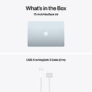 Laptop Apple MacBook Air 15 Z1LZ000YU, 15.3 inch 2880 x 1864, Apple M5 10-core (10 C), 32 GB RAM, 512 GB SSD, Apple M5 10-core integrat, Mac OS, Sky Blue