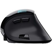 Mouse Trust Voxx, Rechargeable Ergonomic Wireless, negru