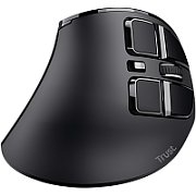 Mouse Trust Voxx, Rechargeable Ergonomic Wireless, negru