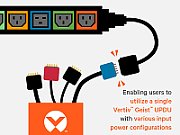 Vertiv VP4UV2A0 PDU Rack PowerIT Monitorizat 2U 32A 230415V Prize cu blocare
