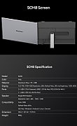 Portable monitor Blackview SCM8 Single Screen 15.3inch 1920x1200 16:9 LCD 60Hz IPS 178 USB-C 3.1x3  352.2x237.43x15.9mm Grey Black
