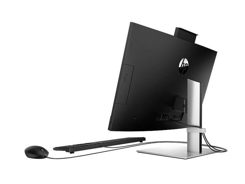 All-In-One HP Intel Q670 A55LWET, 23.8 inch 1920 x 1080 pixeli, Intel Core i7 14700T (20 C / 28 T, 1.3 GHz - 5.2 GHz, 33 MB cache, 106 W), 16 GB DDR5, 512 GB SSD, Intel Intel UHD Graphics 770 0 GB, Negru-Argintiu