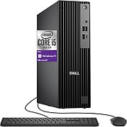 DELL PRO Slim QCS1250, Intel(R) Core(TM) Ultra 5 235 (13 TOPS NPU, 14 cores, up to 5.0GHz), Integrated Graphics, 8 GB: 1 x 8 GB, DDR5, up to 5600 MT/s, non-ECC, 512GB SSD, Intel(R) Wi-Fi 6E AX211, 2x2, 802.11ax, Bluetooth(R) wireless card, No Keyboard, No Mouse, External ports: Network port: 1 x