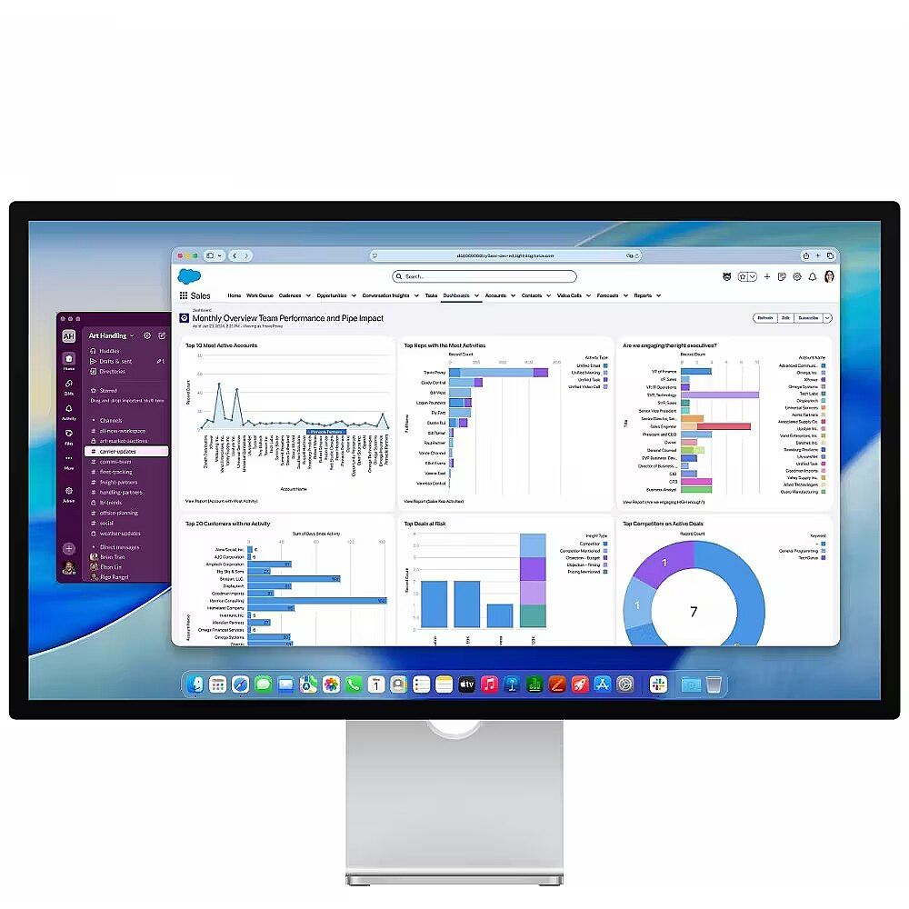 Apple Studio Display - 27" Retina 5K - Nano-Texture Glass with Tilt and Height - Adjustable Stand