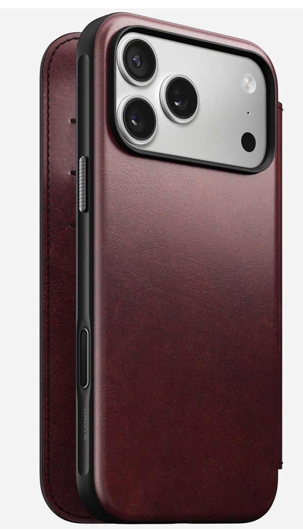 Leather Case for iPhone 17 Pro Max  MagSafe  burgu