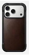 NOMAD Rugged Leather Case - skórzane etui do iPhone 17 Pro kompatybilne z MagSafe  skóra Horween (rustic brown) [go]