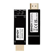 Extender Lindy fibra optica, distanta maxima 300m, latime de banda suportata 10.2Gbps, rezolutie maxima 3840x2160@60Hz 4:2:0 8bit, negru
