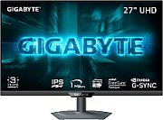 Monitor Gaming Gigabyte G27U EK, Panel Size: 27  SS IPS, Panel Backlight/Type: EDGE, Display Surface: Non-glare type, Color Saturation: 95% DCI-P3/ 122% sRGB, True Resolution: 3840 x 2160 (UHD), Brightness: 350 cd/m2 (TYP), Contrast Ratio(Max): 1000.1 TYP, Dynamic Contrast: Viewing Angle