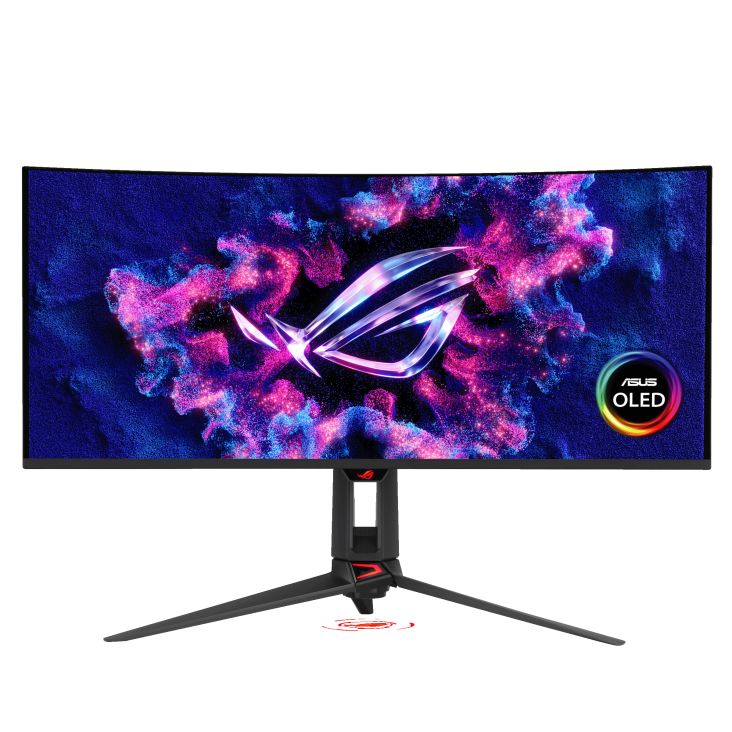 ROG Swift OLED PG34WCDN, 34 , UWQHD, 3440x1440, HDMI, DisplayPort, G-SYNC Compatible, AMD FreeSync Premium Pro, PD 90W, Curbat 1800R, 360Hz, 0.03ms, Negru 90LM0CU0-B01971