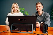 Monitor portabil Verbatim 15.6  LightFHD 1920x1080, IPS,USB-C,mini HDMI,carcasa plastic