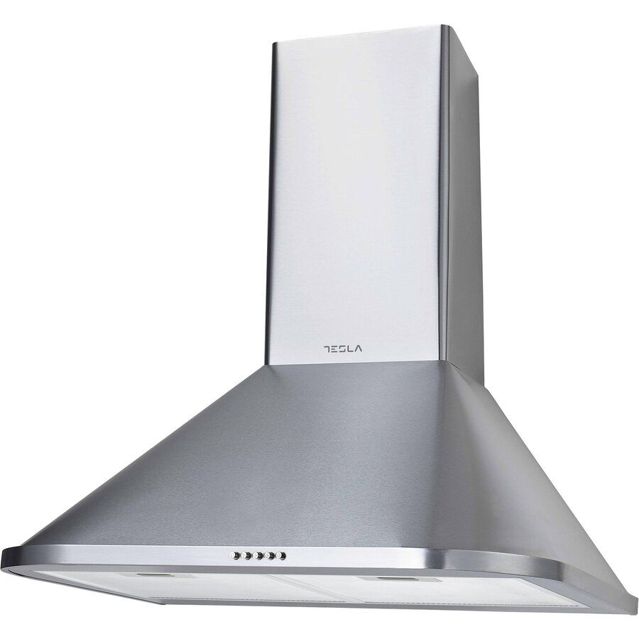 Hota decorativa semineu Tesla DC600AXP, 60cm, Inox1 motor 190W, 630m3/h, 3 trepte, LED 2x2W