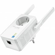 TP-LINK Wireless Range Extender Tp-link, N300, Wall Plugged, 2.4GHz, 2 antene interne, 1 port LAN/WAN, Range extender button / Range extender mode