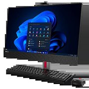 All-In-One Lenovo ThinkCentre M90a Gen 6 13AT000YPB, 23.8 inch 1920 x 1080 pixeli, Intel Core Ultra 9 285 (24 C / 24 T, 2.5 GHz - 5.60 GHz, 36 MB cache, 65 W), 32 GB DDR5, 1 TB SSD, Intel Intel Graphics 0 GB, Windows 11 Pro, Negru